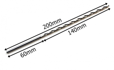 HSS Drill Bit 4mm x 200mm